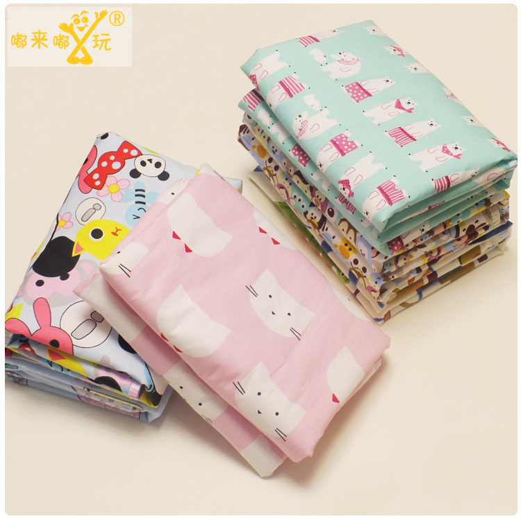 批发母婴用品宝宝棉布隔尿垫婴幼儿防水隔尿床垫加厚夹棉尿垫