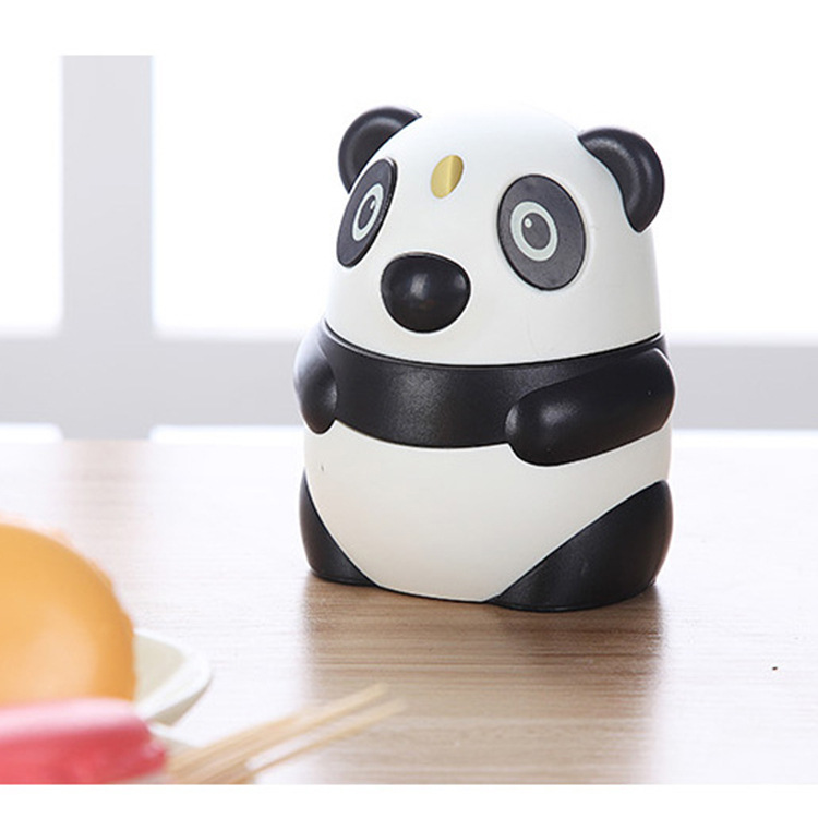 Manufactor customized multi-function Toothpick Holder customized originality automatic panda Toothpick bottle customized logo A generation of fat