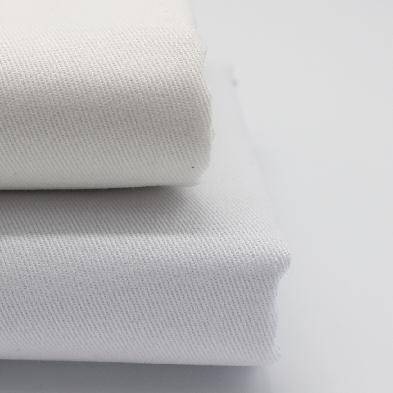 White elastic denim cloth