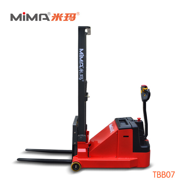 厂家直供自主品牌MIMA全电动托盘堆垛车 电动叉车品牌保障终生维