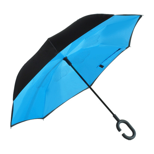 Manufacturer Double-sided Car Reverse Umbrella Double-layer Sunshade Company Activity Printed Adhesive Umbrella Printed LOGO