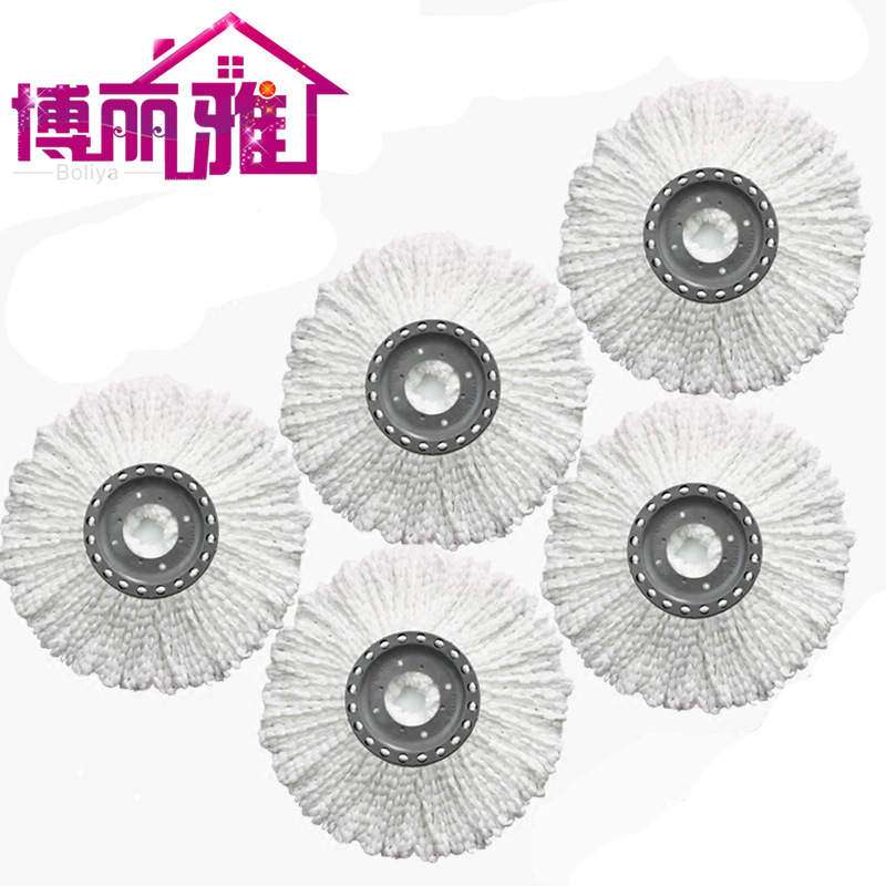 博丽雅拖把头替换旋转拖把配件通用拖布头好神拖墩布头棉头家用|ms