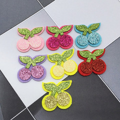 Wholesale Manufacturer Children's Accessory Gold Paint Small Cherry Children's Hair Accessories Hair Rings Hair Clips Accessory Multi-color