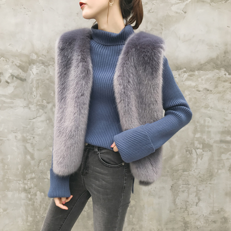 Gilet femme en Imitation laine - Ref 3318274 Image 3