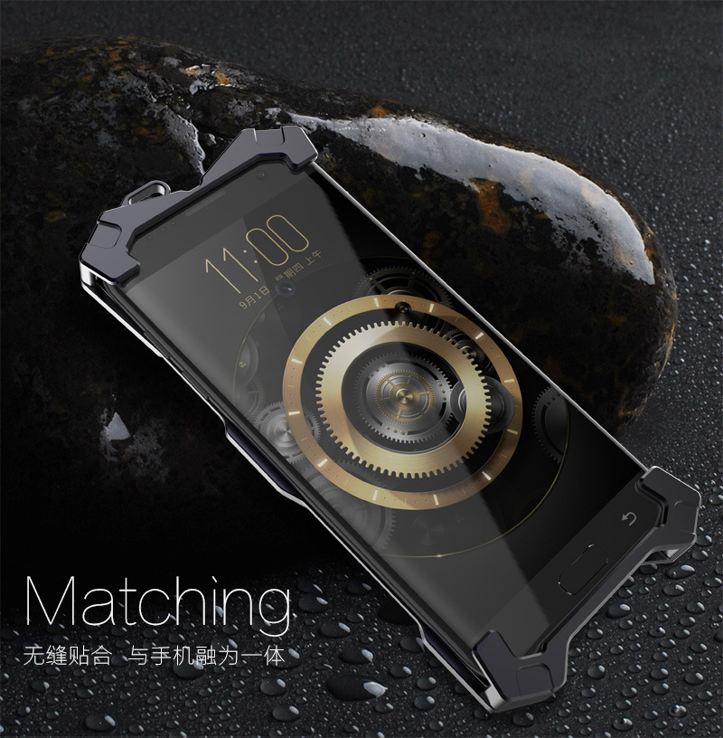 SIMON THOR Ⅱ Aviation Aluminum Alloy Shockproof Armor Metal Case Cover for Samsung Galaxy S6 Edge