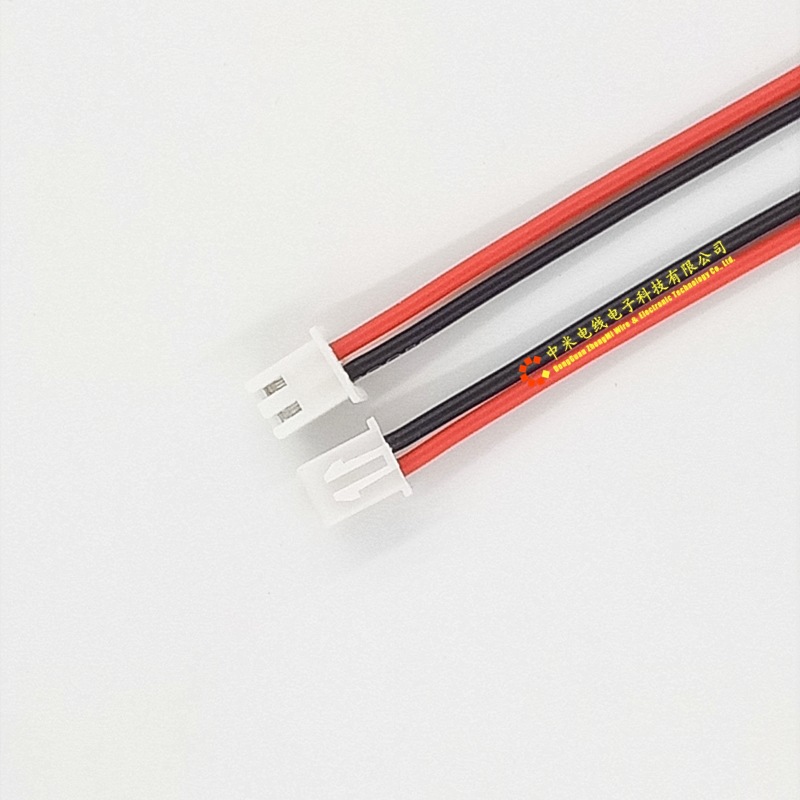 2.54端子线2P特软硅胶线XH2.5端子3mm上锡耐高温高压软排连接线束