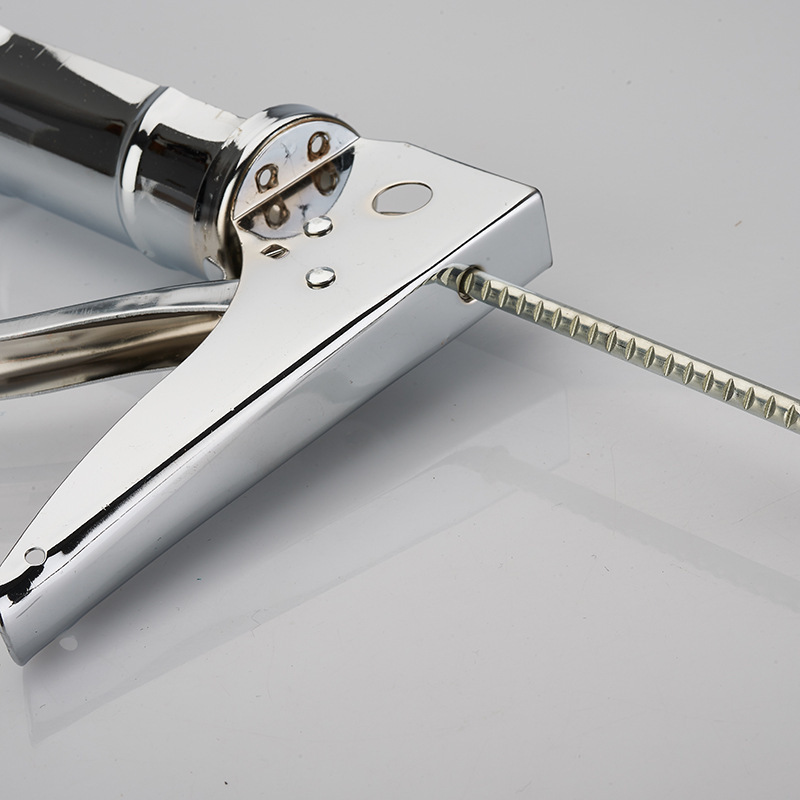 Pistola de pegamento de semicírculo grande cromada pistola de pegamento pistola de silicona engrosada Pistola de pegamento de mimbre pistola de pegamento de vidrio