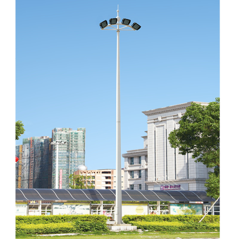 20米高杆灯自动升降600Wled光源投光灯聚光广场蓝球场照明路灯8火|ms