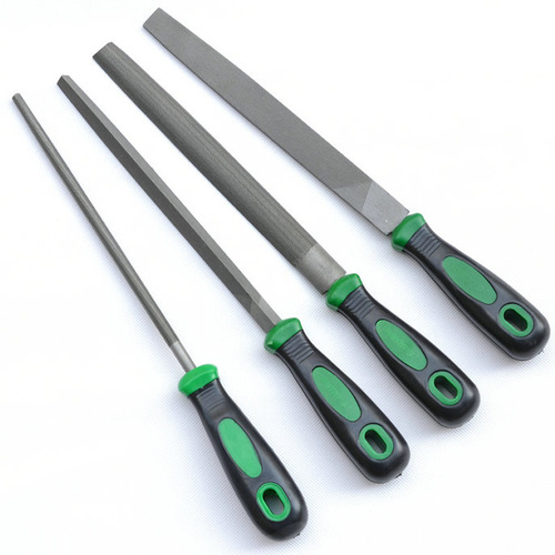 Power Lion Diamond File Set of 4 Round Flat Triangular Half Round Files 6-inch 8-inch 10-inch 12-inch