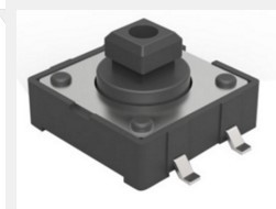 供应 贴片 插脚 环保按键开关  贴片轻触开关12*12*7.3方头
