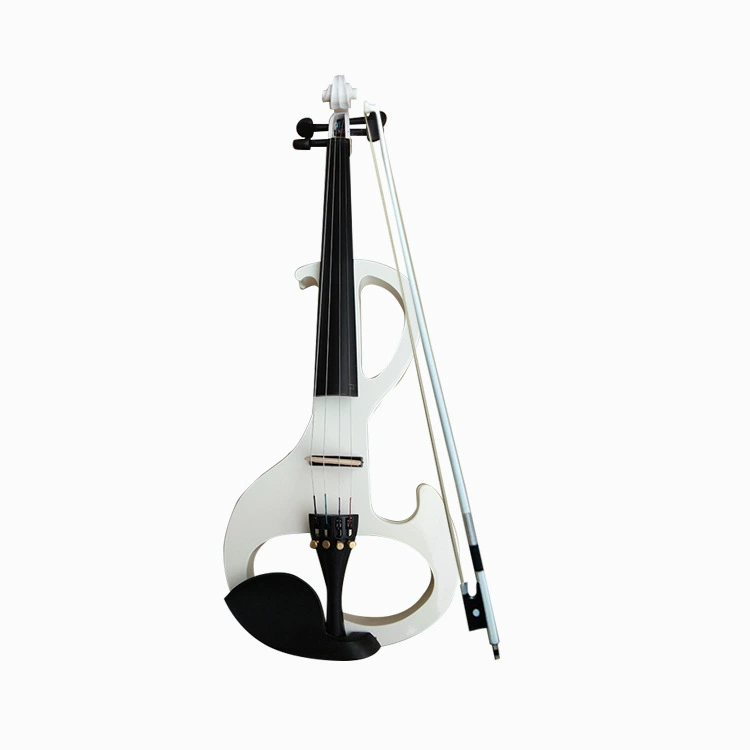 Blue red electronic violin, musical instruments, handmade