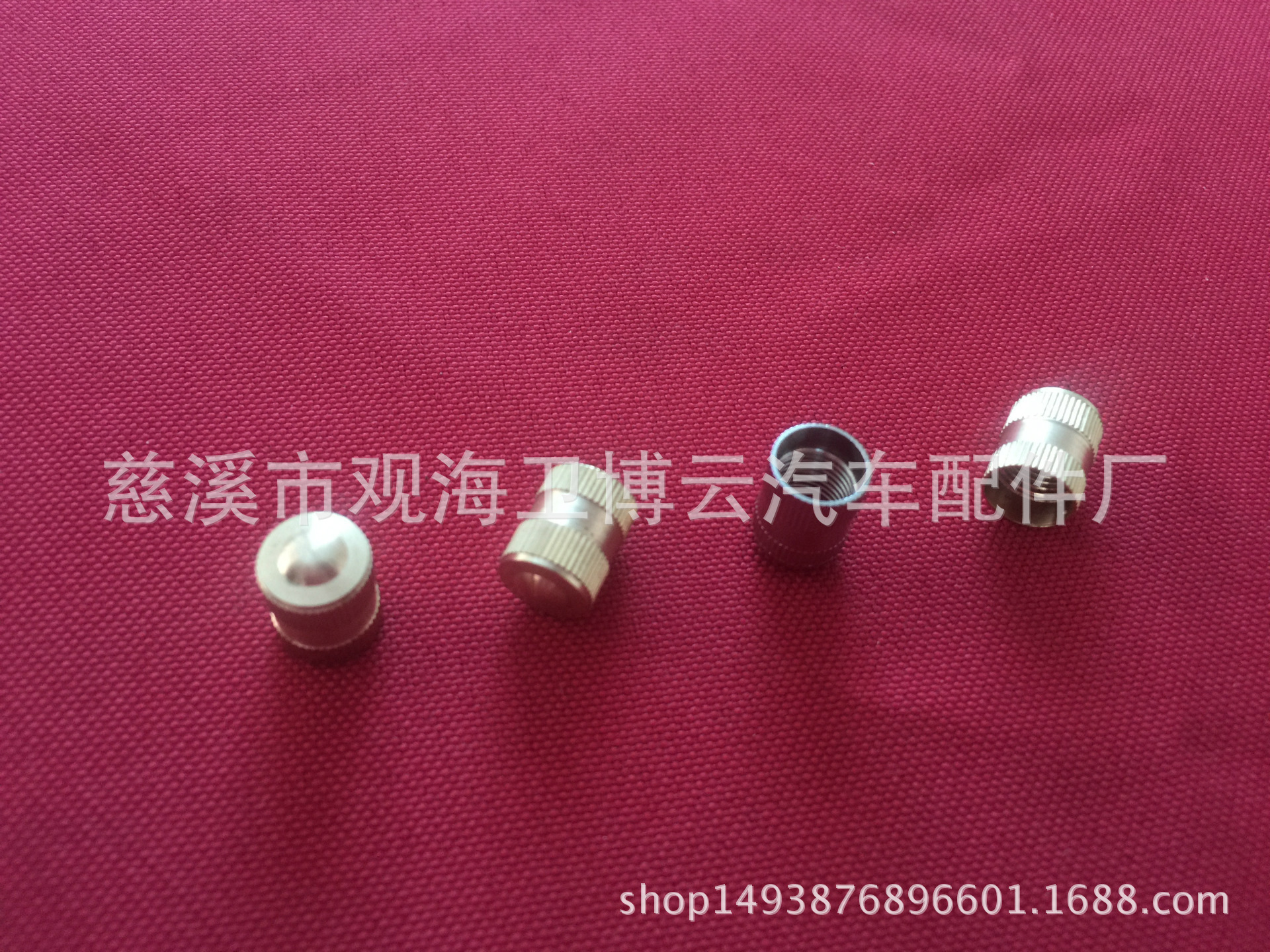 厂家直销 气门嘴帽子 铜镀镍 雷丝D帽气嘴帽