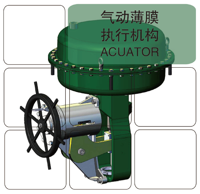 厂家直销D-10系列薄膜气动执行器