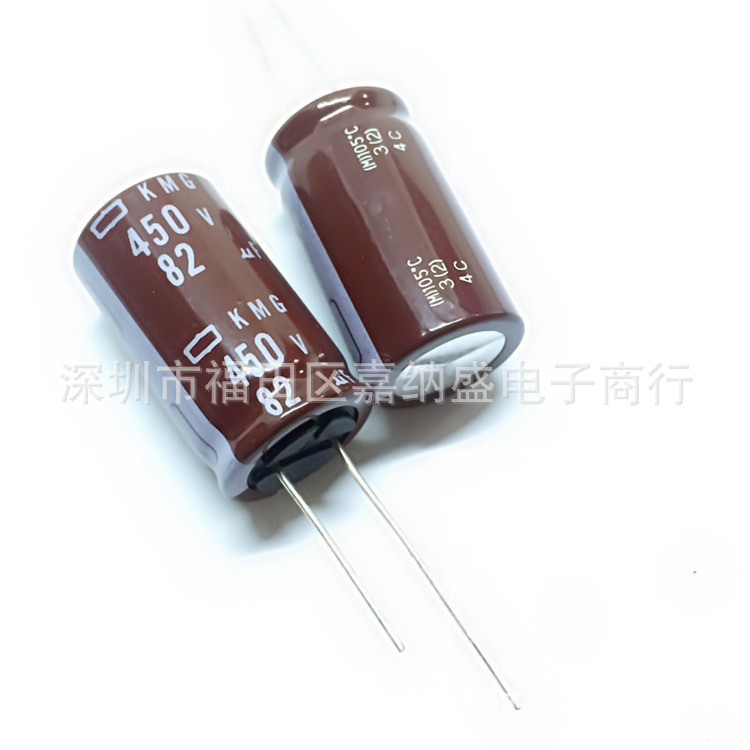 全新原装NCC 450V82UF 18X30 KMG系列 电解电容 105度代400V 进口