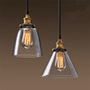 Country glossy retro ceiling lamp, American style