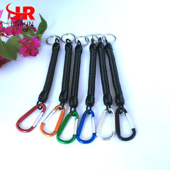 Lure fishing tackle slip knot 5mm climbing buckle slip knot lure clip spring cord fishing accessories