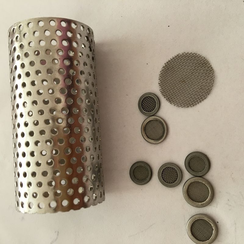 帽型包边滤网片不锈钢包边过滤网 冲压过滤网片 柱帽型过滤网桶