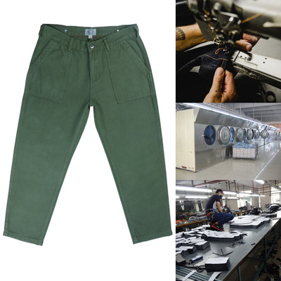 休闲裤加工 外贸复刻小单加工来图来样贴牌定制 日系原宿阿美咔