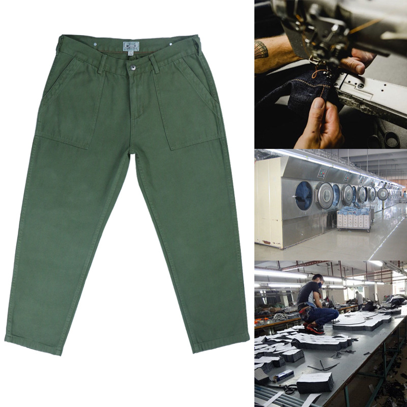 休闲裤加工 外贸复刻小单加工来图来样贴牌定制 日系原宿阿美咔