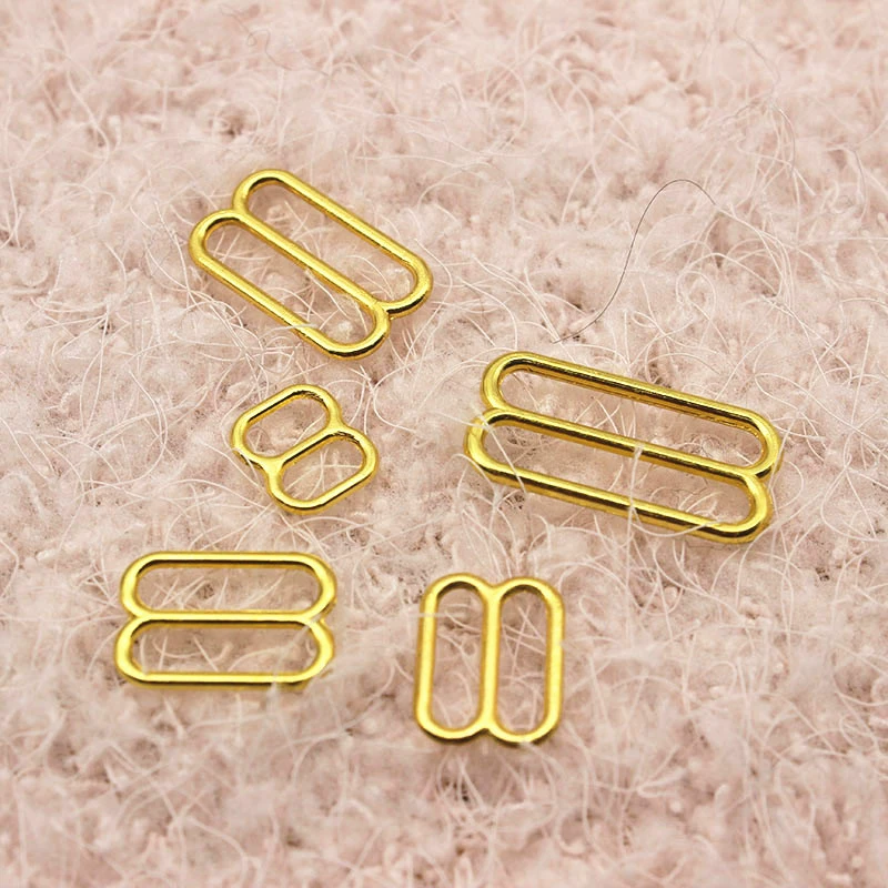 Сплав 8 Пряжка Регулируемая пряжка металлические аксессуары для нижнего белья аксессуары для бюстгальтера купальники золото серебро пистолет черный