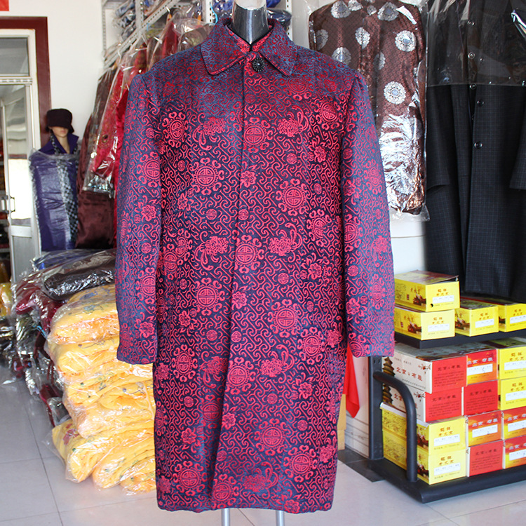 厂家直销长彪纸花殡葬用品 批发高档女士现代棉服三件套 可定制