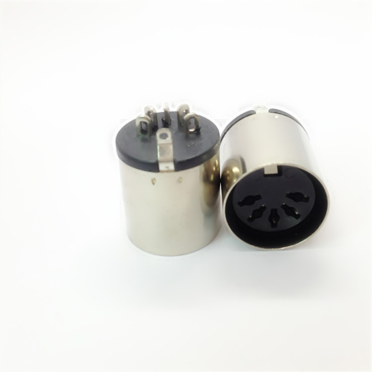 大DIN5P母加地防水头.DIN.大DINDS插头医疗连接器适配医疗设备