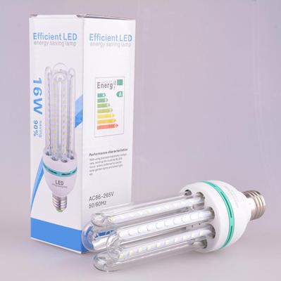 led燈泡螺口3u型玉米燈e274u節能超亮暖白e27led