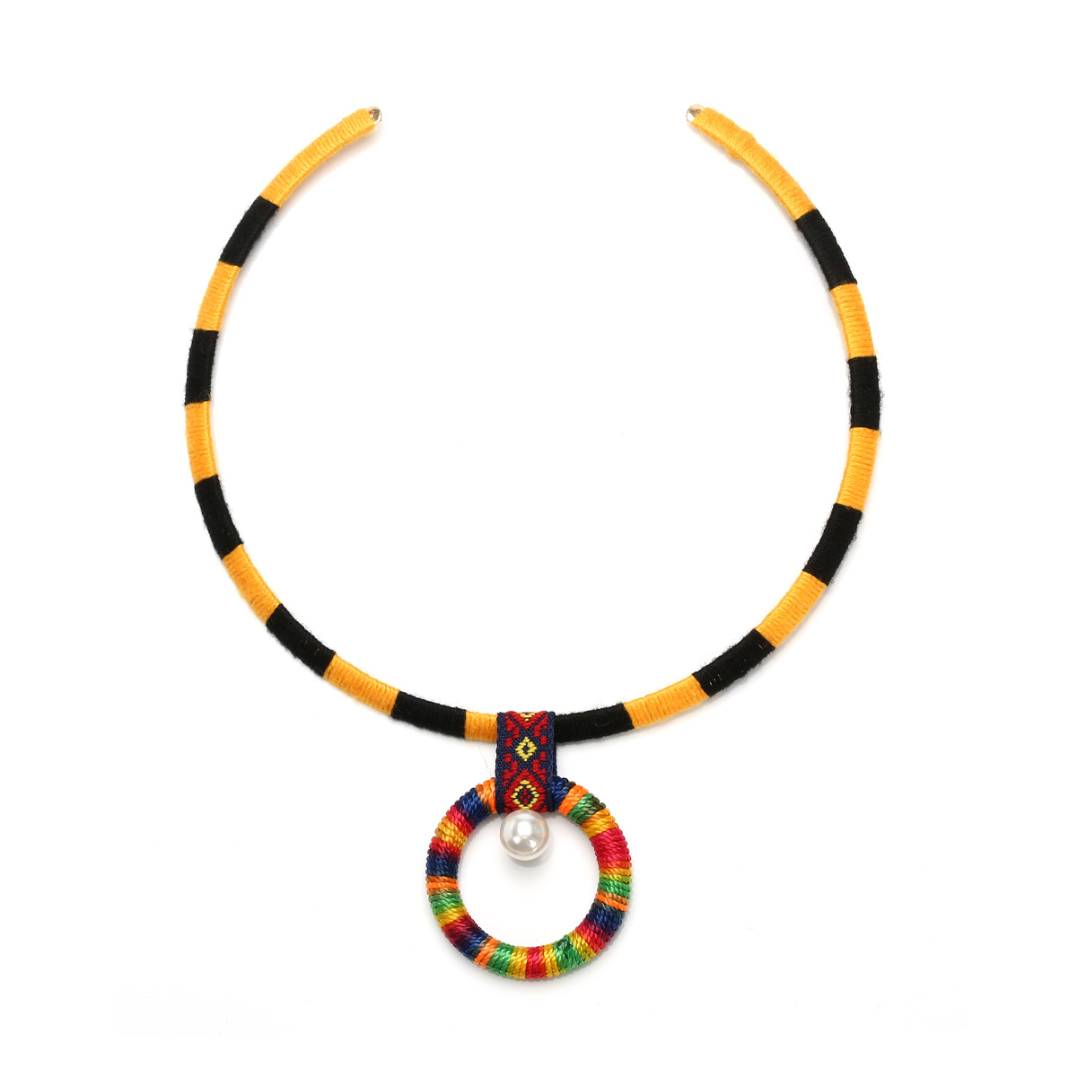 Occident and the United States alloy plating necklace (C2202 color)NHXR1488-C2202 color