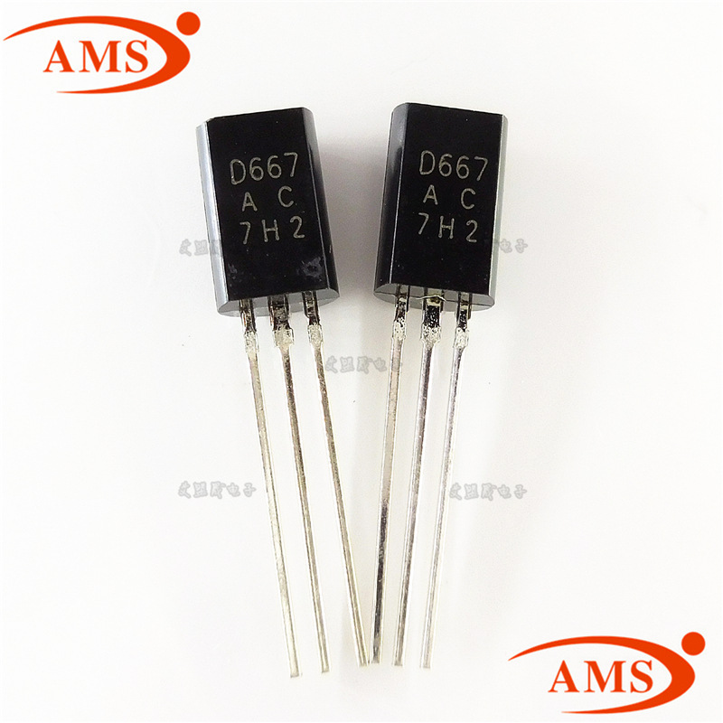 2SD667A D667 TO92L 直插功率三极管 NPN型高压直插 全新现货