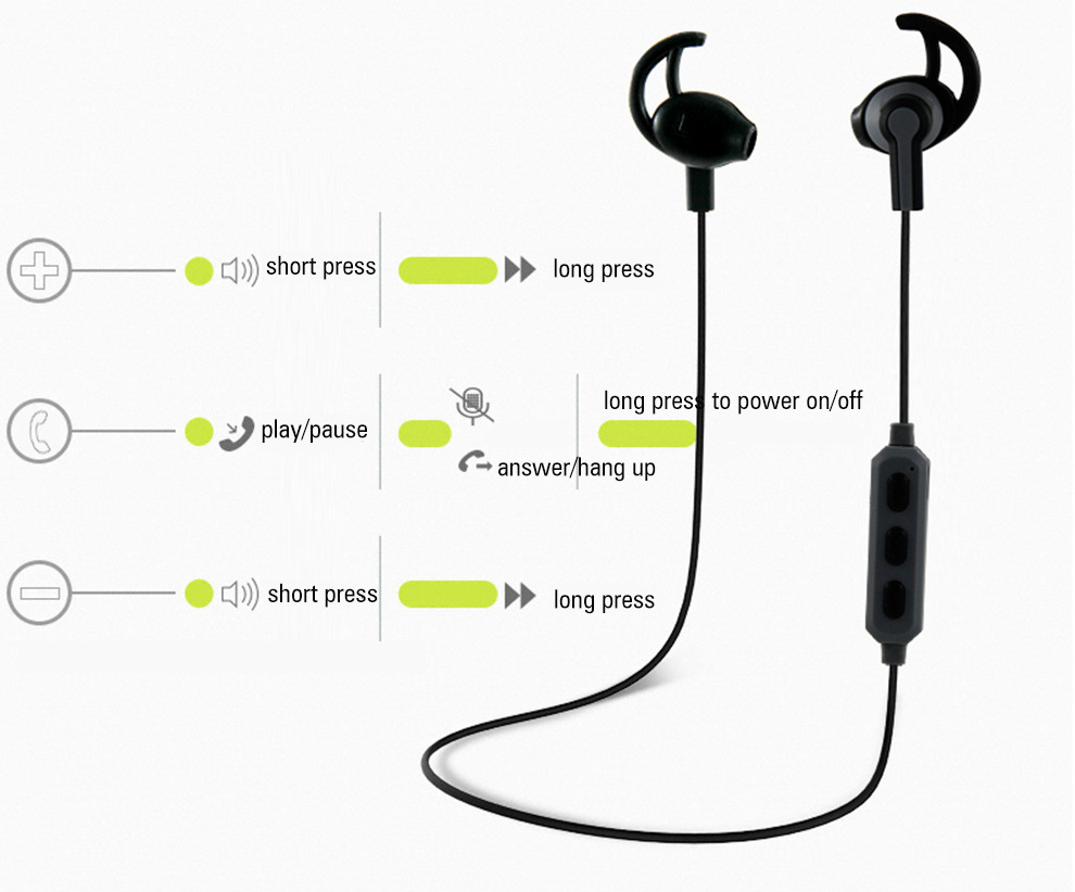 wireless sport running bluetoo