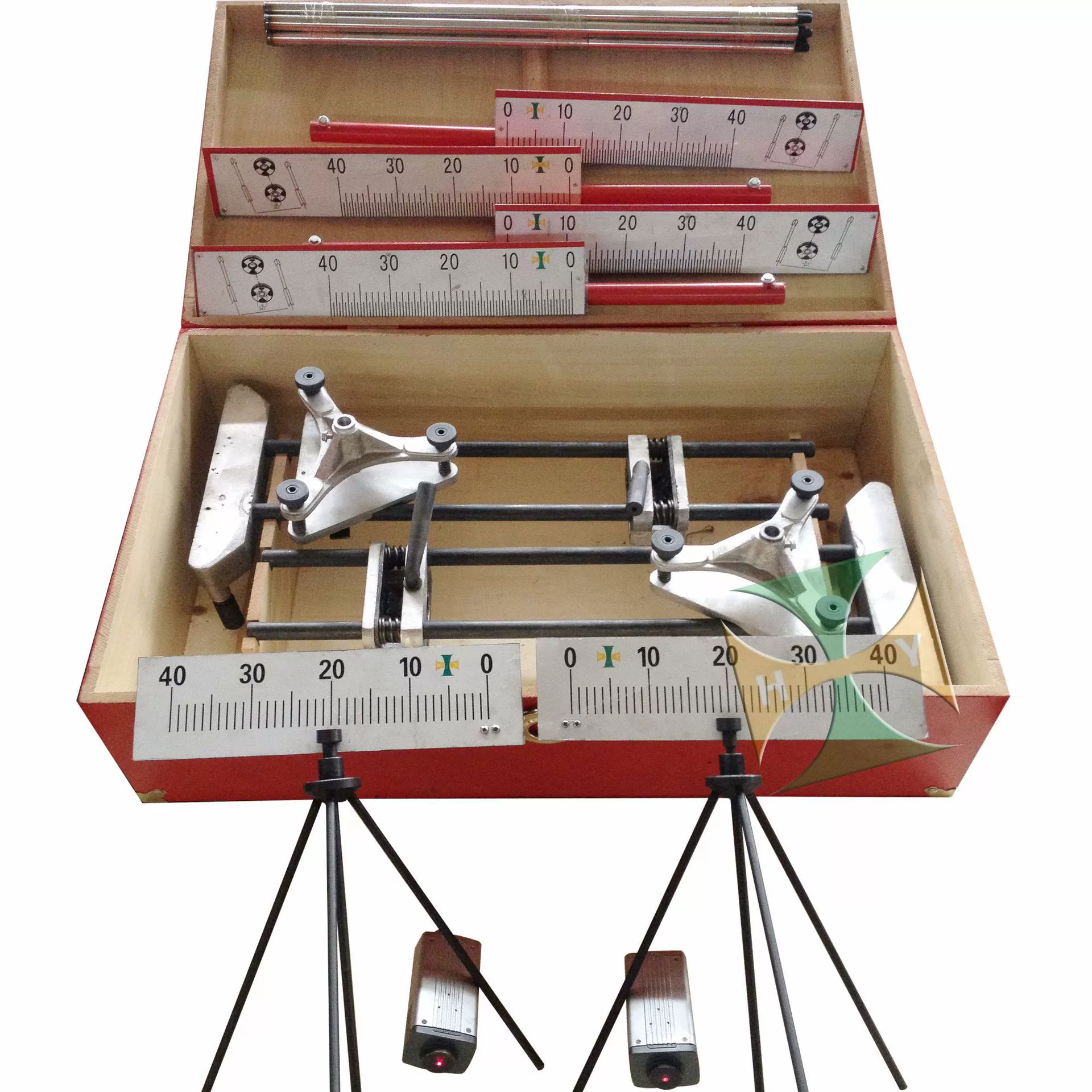 Портативный инфракрасный большой автомобильный четырехколесный локатор Hongye решает поедание шин, бег, встряхивание напряжения