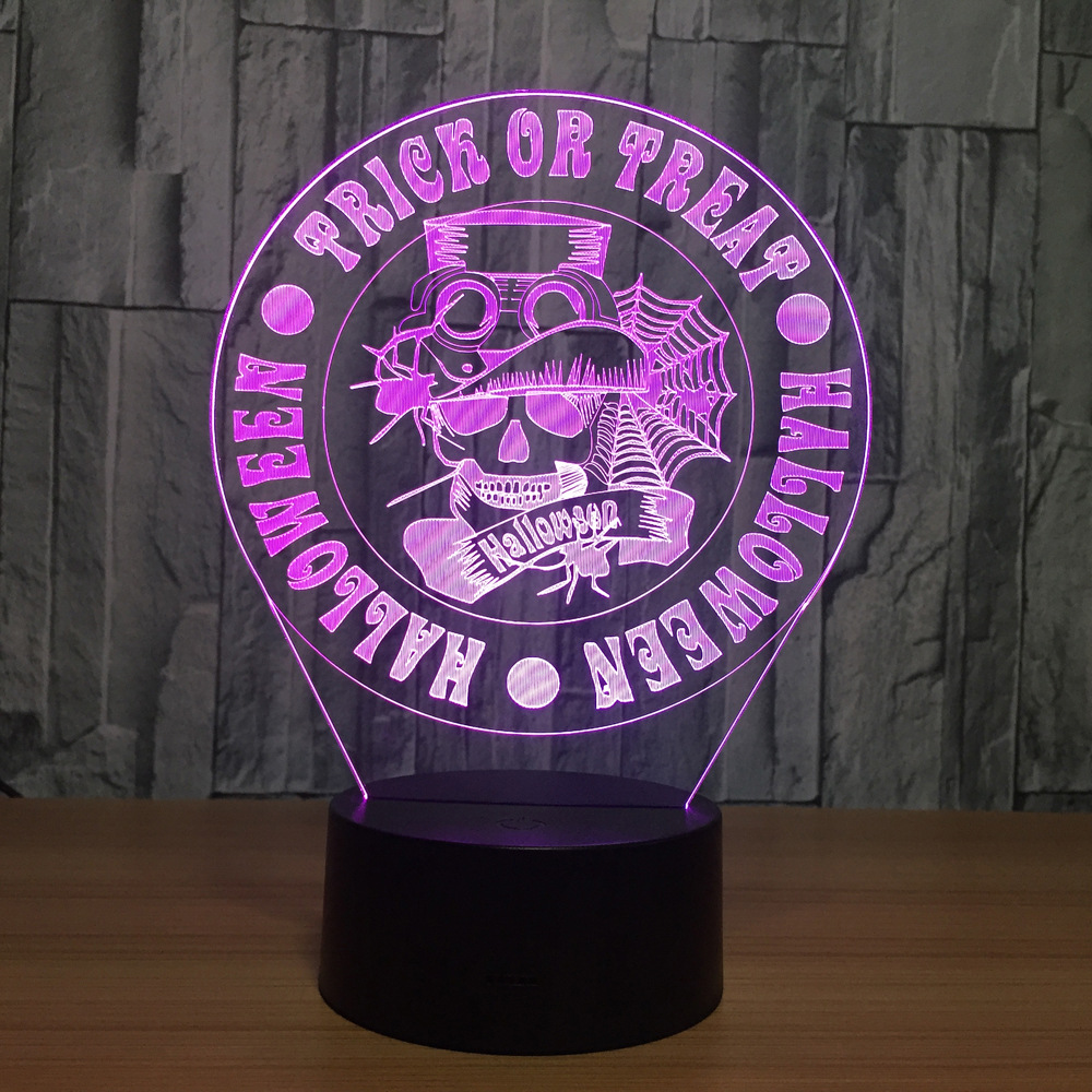 亚克力创意3d立体led小夜灯