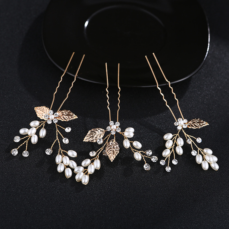 Beads Fashion Geometric Hair accessories  Alloy NHHS0064Alloypicture2