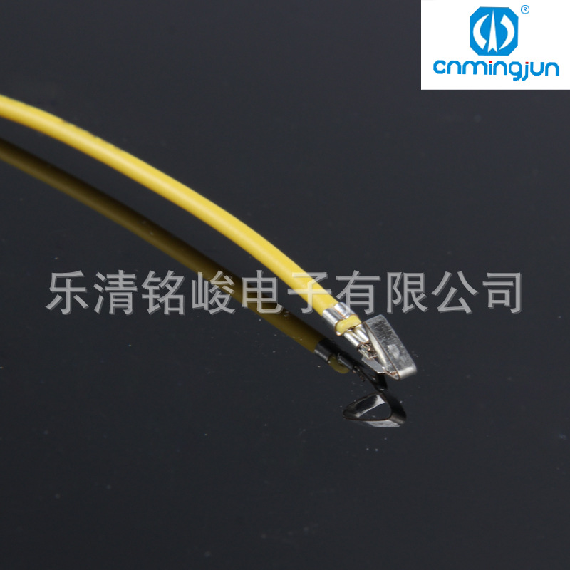 厂家直销现货供应铭峻带端头引线带铜件端子线束排线电子线连接线