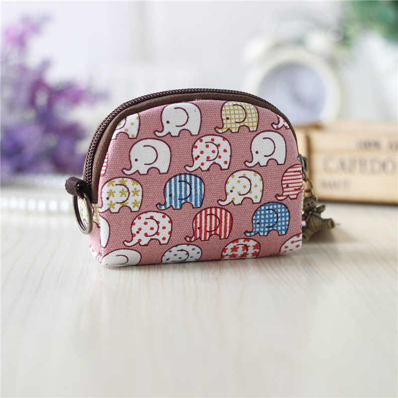 Easy To Sell Key Bag Cute Cartoon Canvas Zero Wallet Coin Bag Men's Card Bag Coin Wallet Bags