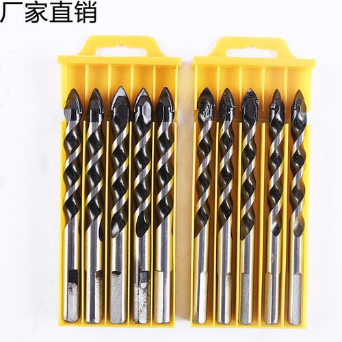 Electric drill accessories, ceramic drill bit, extended triangular handle, ceramic tile drill bit, tile glass hole opener