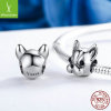 Silver Rhyme Original Puppy Animals 925 Silver Beads Sanzhu wholesale Personalized Bulls Dog Accessories