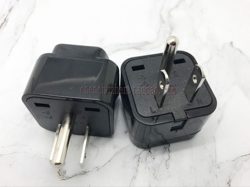 全铜美标转国标电源转换器插头美国 墨西哥 加拿大日本大功率WD-5