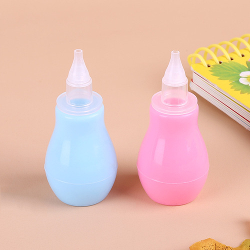 Manufacturer wholesale newborn baby supplies nasal aspirator pump type cold and snot clean one piece dropshipping