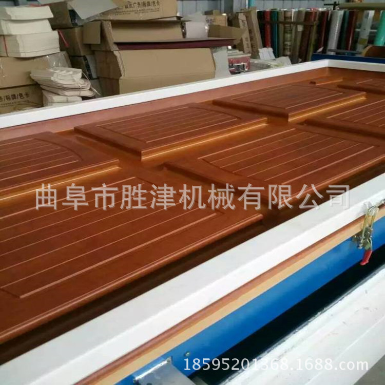 PVC真空吸塑覆膜机 双工位门板全自动复膜贴面机长沙