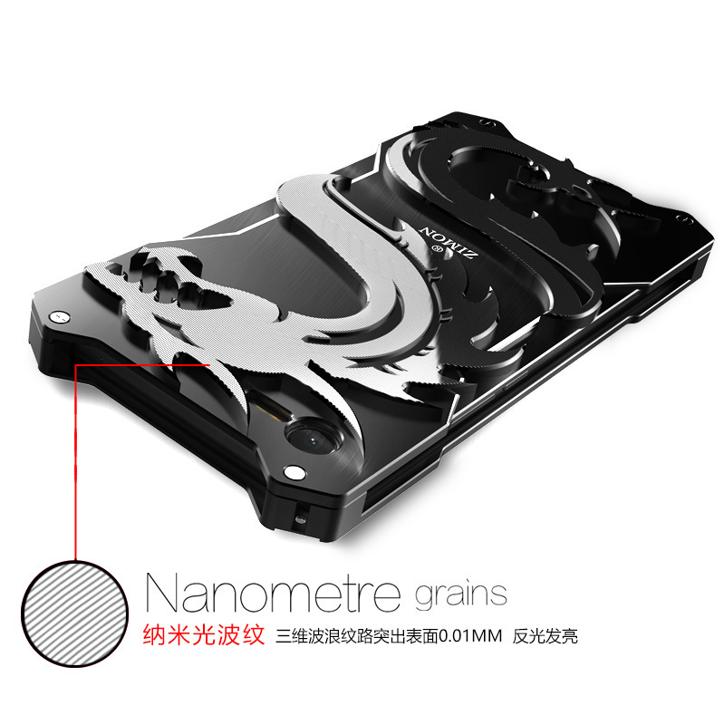 SIMON Dragon Aerospace Aluminum Alloy Shockproof Armor Metal Case Cover for MEIZU E2