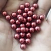 Accessory, acrylic plastic solid round beads