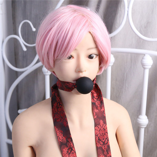 Adult couple toys Chinese style female toys sexy oral ball black round bondage hole plug ring wholesale