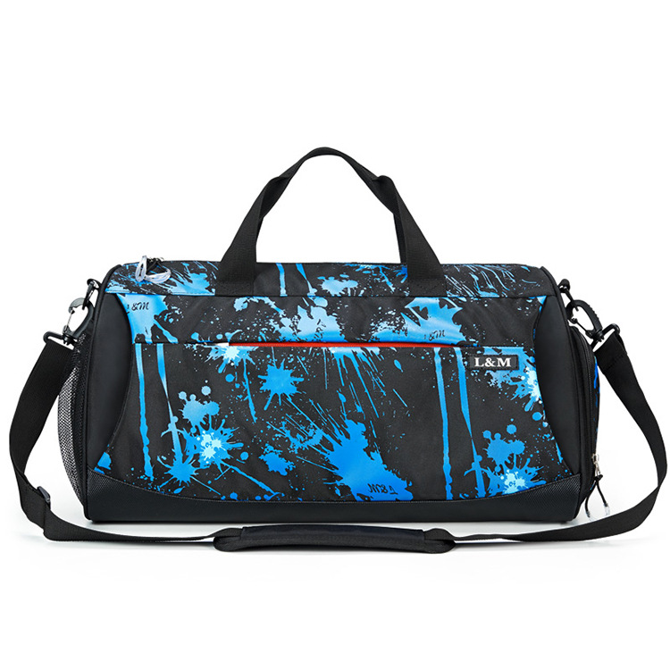 Borsa sportiva da fitness, da uomo, da viaggio, con tracolla monospalla, da donna, per yoga, con separazione tra asciutto e bagnato._voghion.com