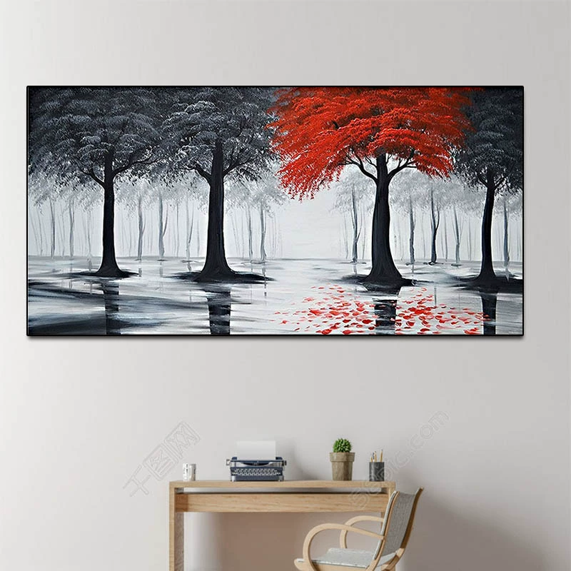 Акрил, ручная роспись, изготовленный на заказ, 60×120см