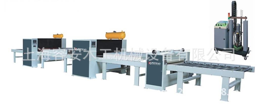 河北大板亚克力平贴线、热熔胶高光复合贴面线、环保型贴面线