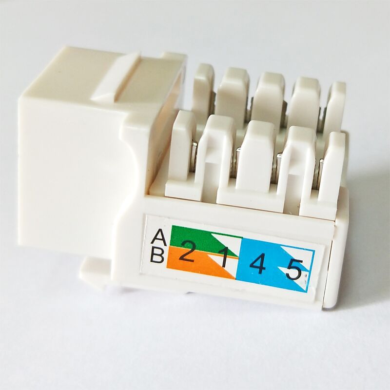 LHG超五类非屏蔽数据信息模块插座百兆网络模块配线架通用Cat.5e