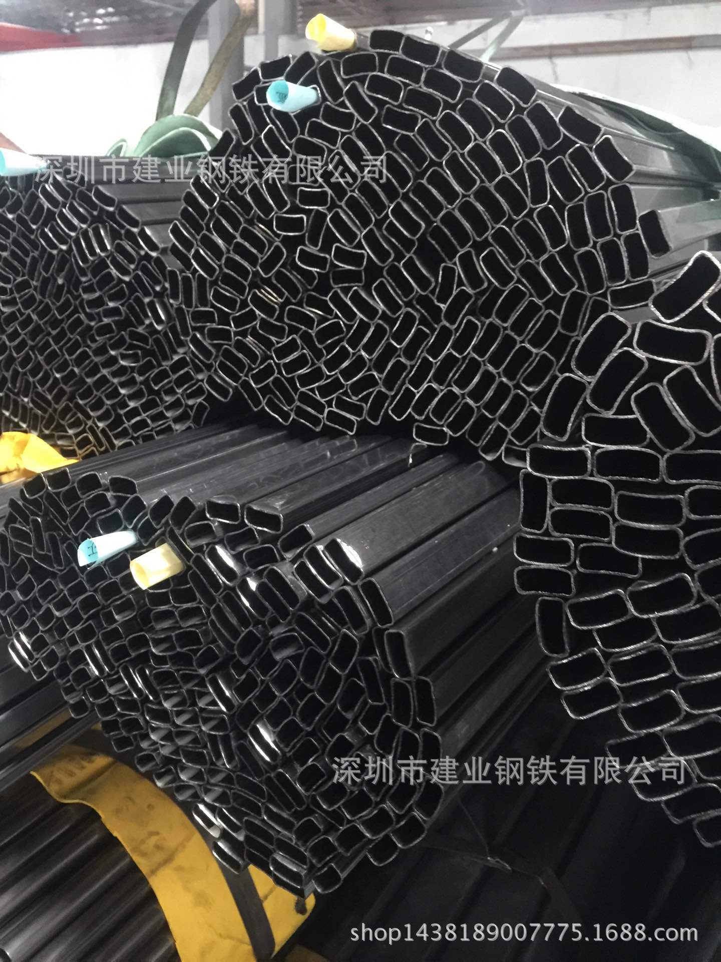 厂家供应小规格异型铁管，电子产品用异形管，光亮椭圆管黑退折弯