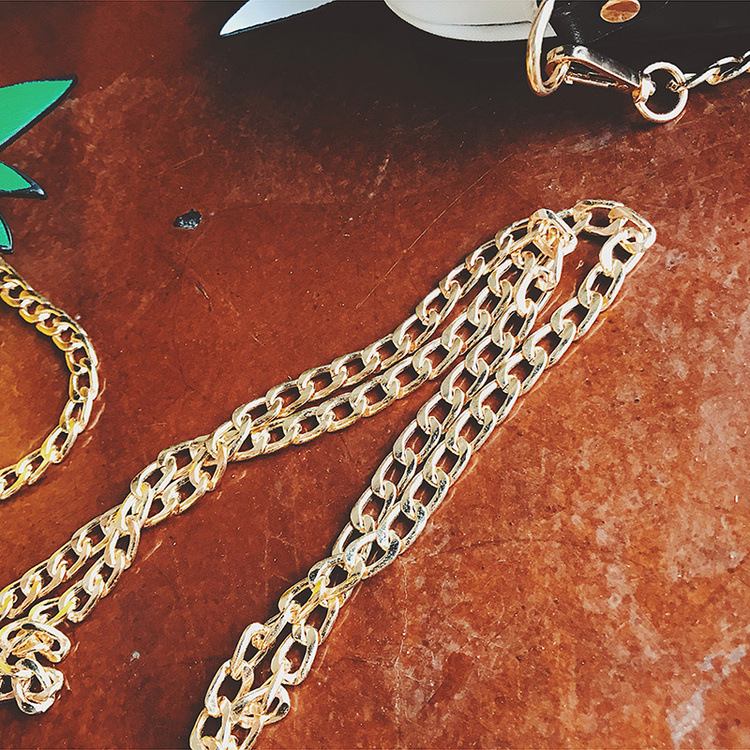 女生时尚包包女2017新款潮斜挎包韩版咖啡杯链条女包个性创意