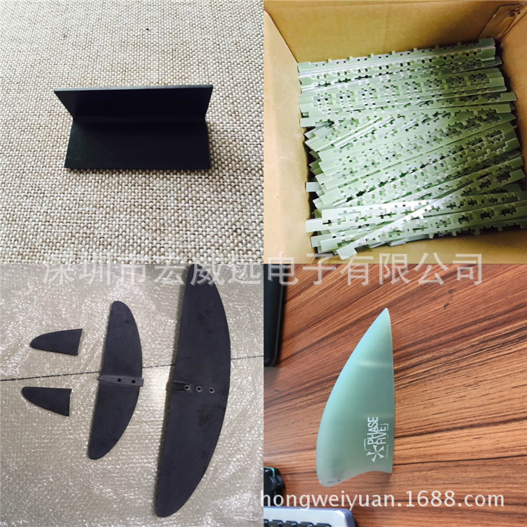 深圳生产直销绝缘板材G10水绿色加工绝缘板黑色雕刻治具加工环氧